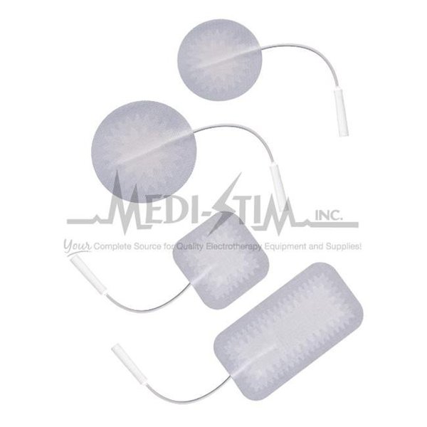 Uni-Patch Uni-Patch 628SB Superior Starburst 2.75 in. Rnd.; Pigtail Cloth Top; Reusable Electrodes With Aloe Vera Gel 4 Per Pkg 628SB